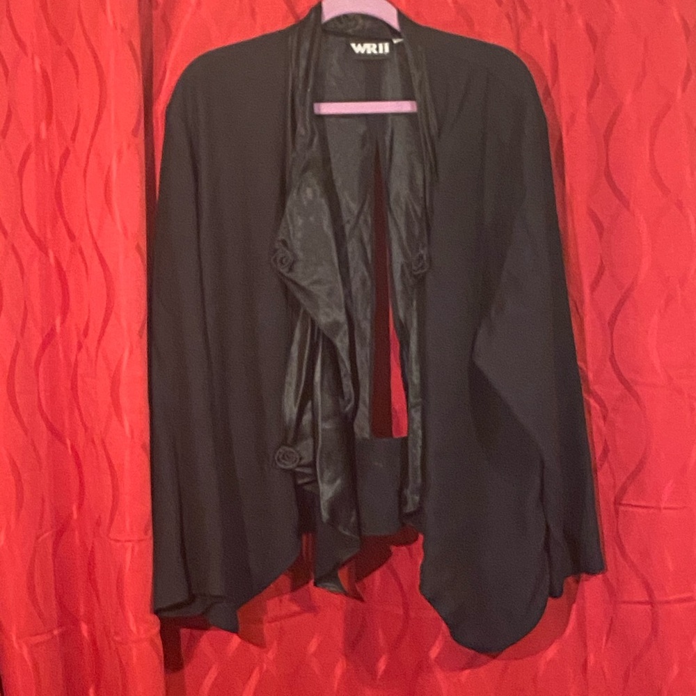 Black Blazer W/ Slit Back